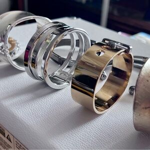 Chic Silver and Gold Bangles- $10/1, $15/2, $20/3